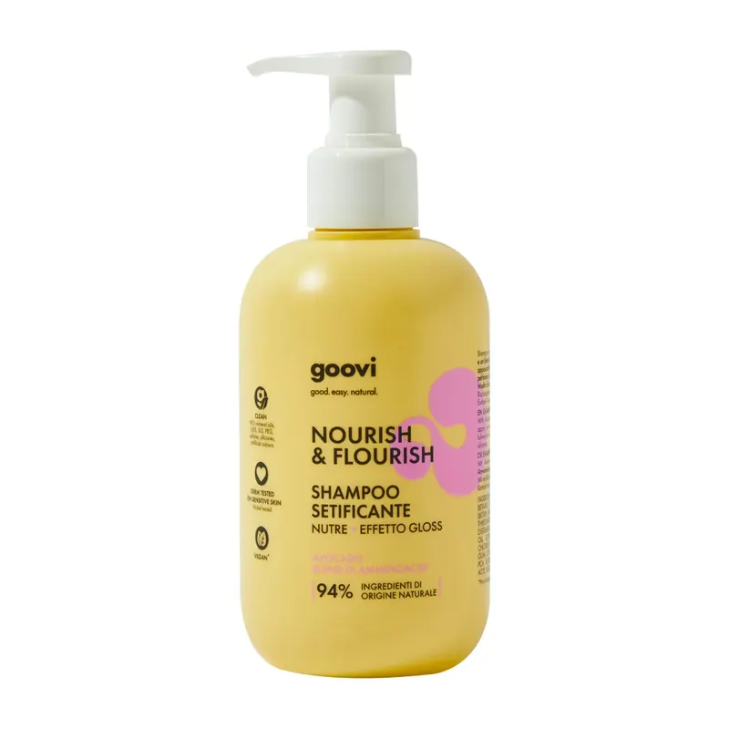 NOURISH & FLOURISH Shampoo Setificante GOOVI | Pinalli