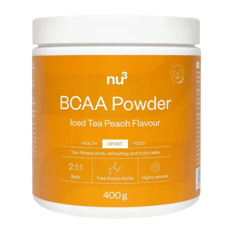 nu3 BCAA in polvere iced tea Peach