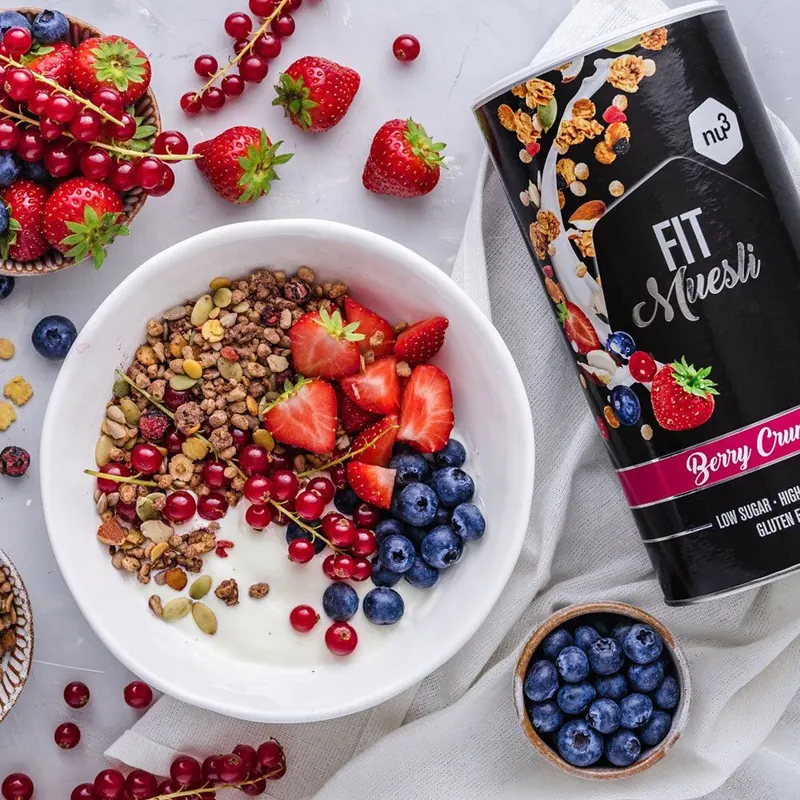 nu3 FIT Protein Muesli Berry Crunch