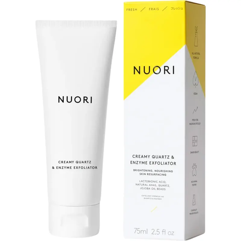 NUORI Creamy Quartz & Enzyme Exfoliator, 75 ml