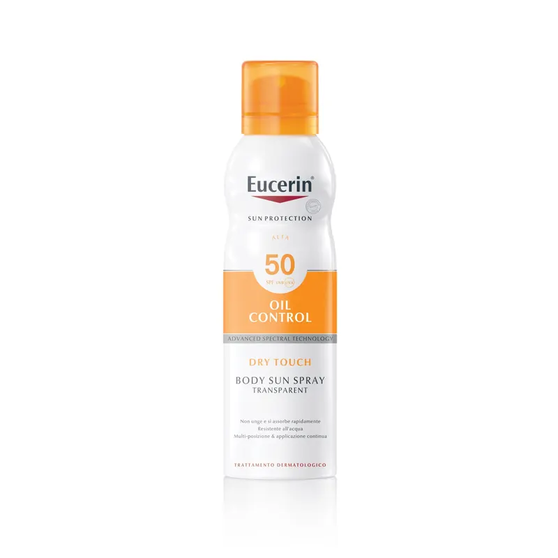 Oil Control Sun Spray Transparent Dry Touch SPF50 EUCERIN | Pinalli