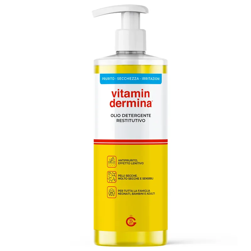 Olio Detergente Restitutivo 500ml VITAMINDERMINA | Pinalli