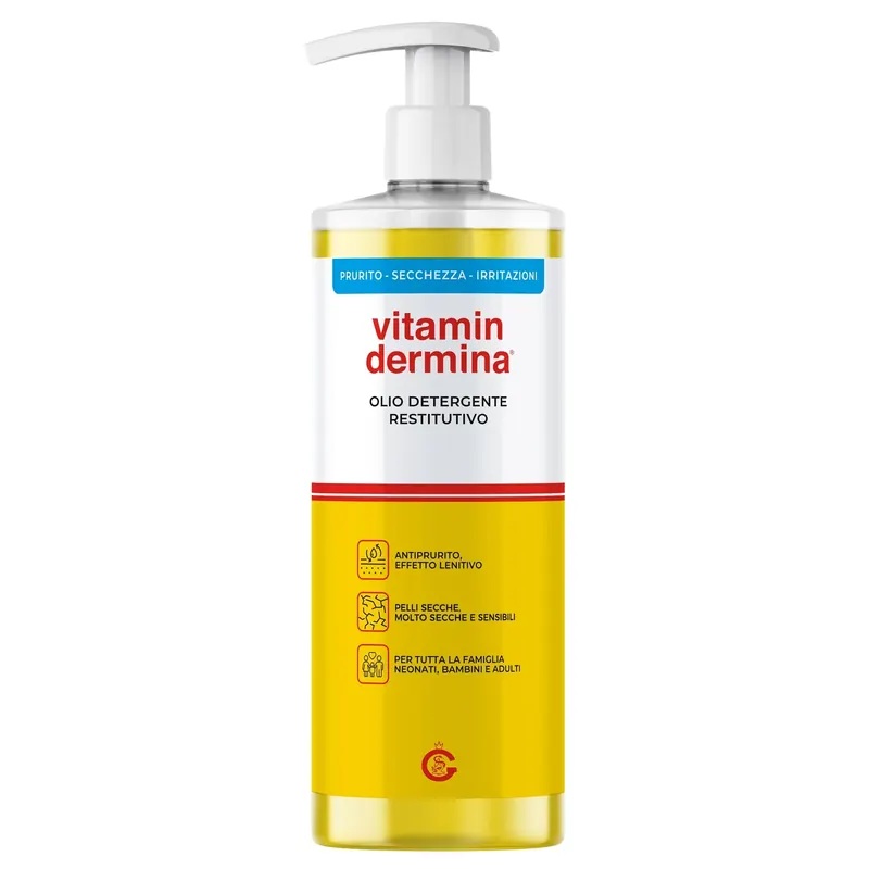 Olio Detergente Restitutivo 750ml VITAMINDERMINA | Pinalli