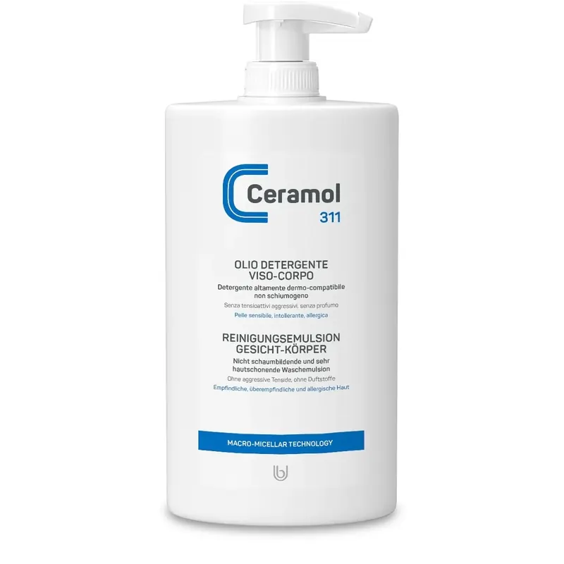OLIO DETERGENTE VISO-CORPO 311 400ml CERAMOL | Pinalli