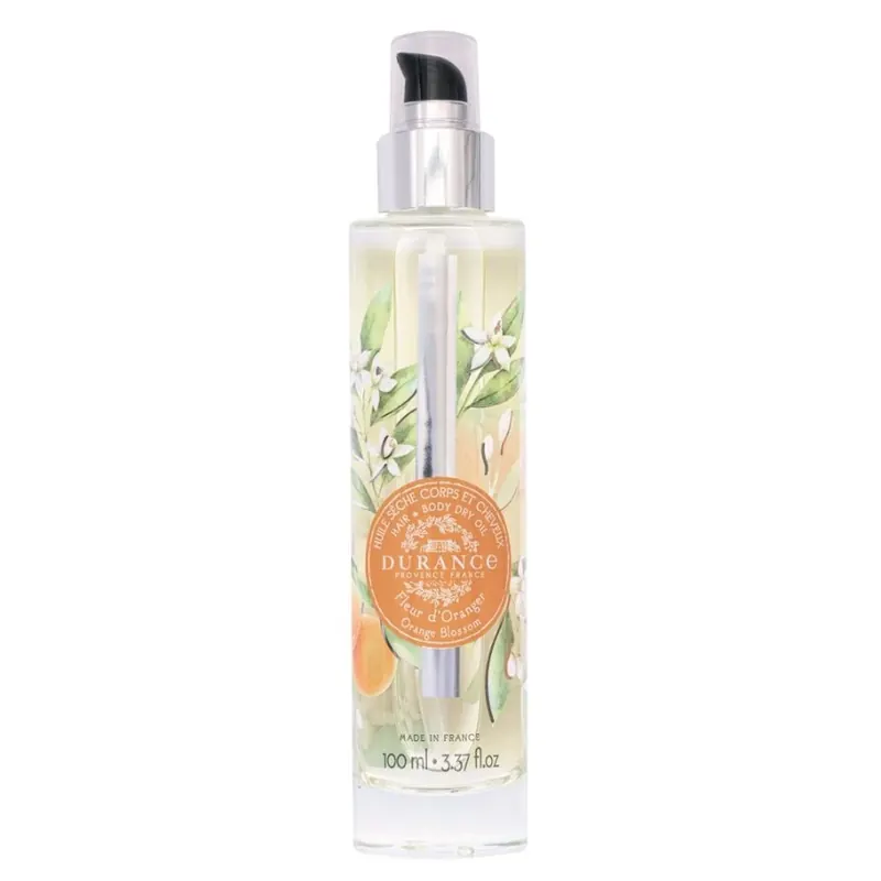 Olio Secco per Corpo e Capelli Fiore d’Arancio DURANCE | Pinalli