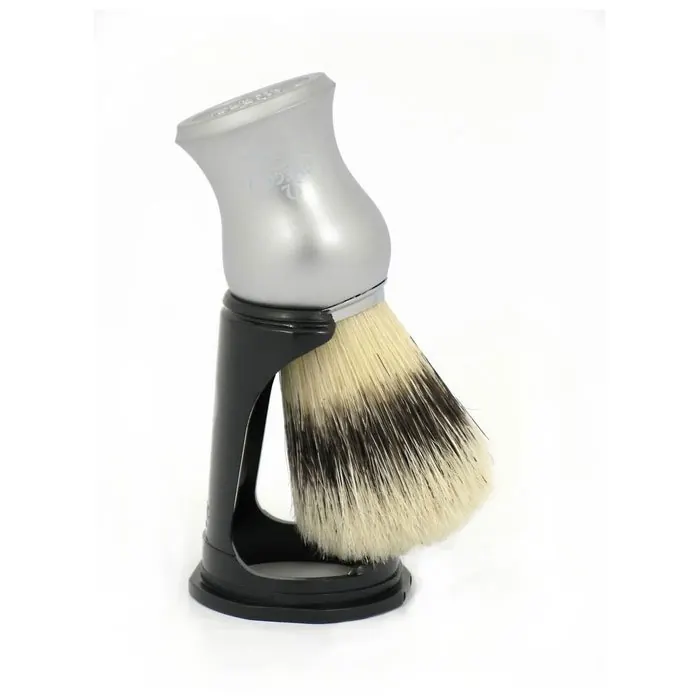 Omega 81229 pennello da barba in setola con supporto