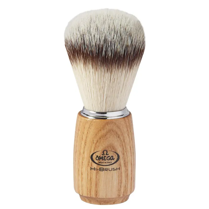 Omega Hi-Brush 0146150 pennello da barba in fibra sintetica