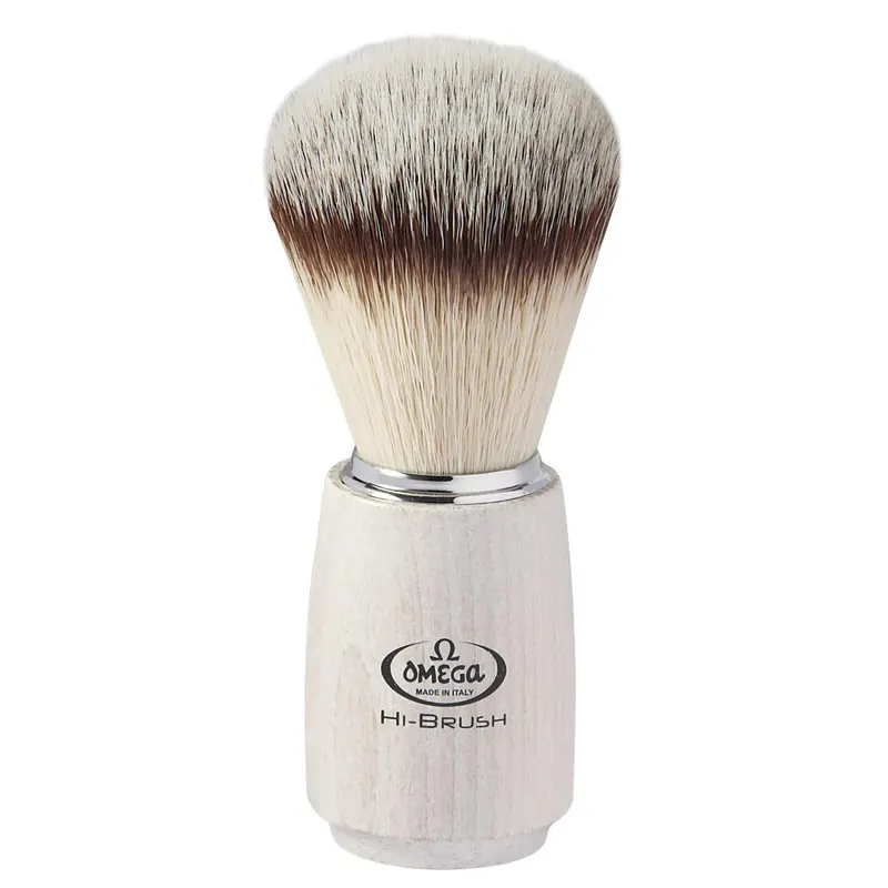Omega Hi-Brush 0146711 pennello da barba in fibra sintetica