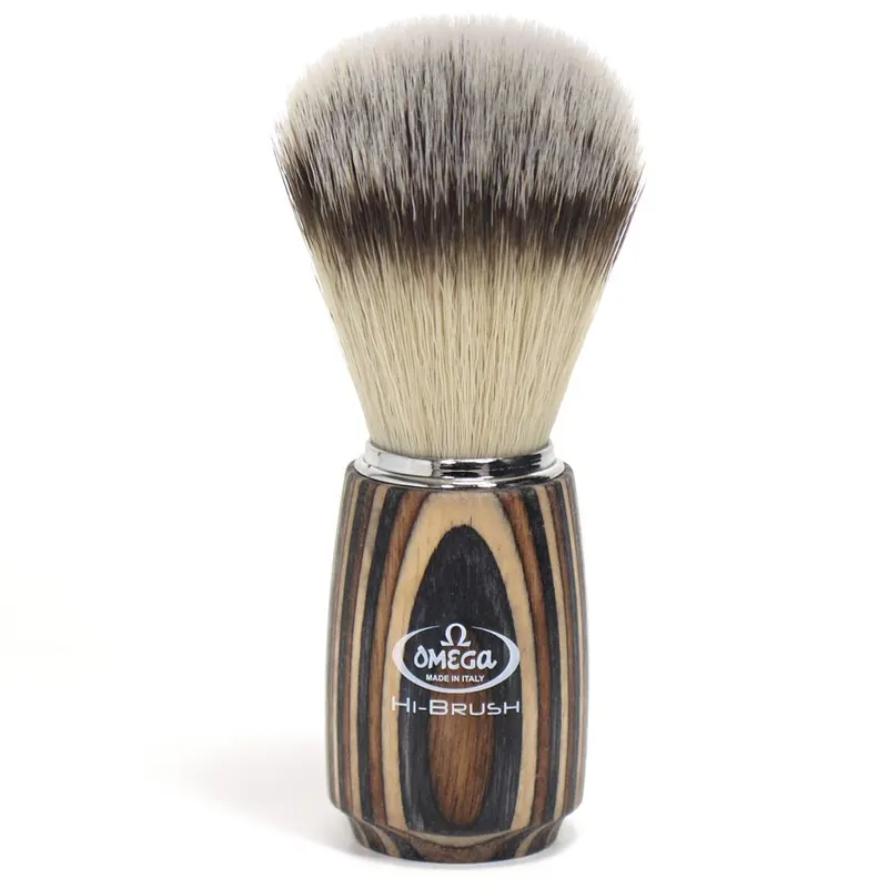Omega Hi-Brush 0146751 pennello da barba in fibra sintetica