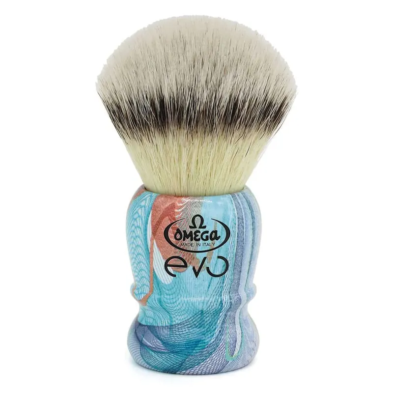 Omega pennello da barba Evo 2.0 sintetico Blossom