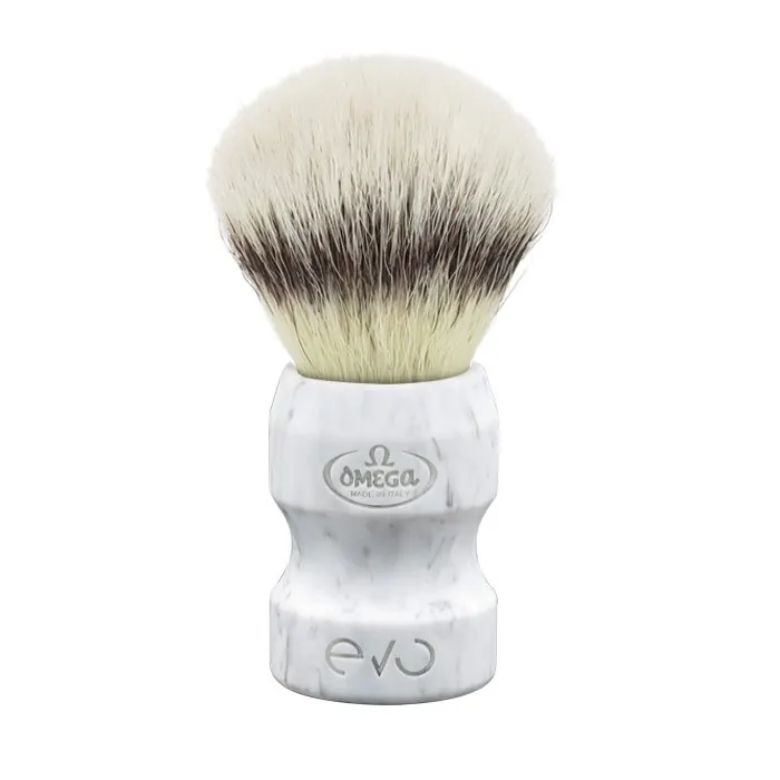 Omega pennello da barba Evo 2.0 sintetico Il Duca Marble