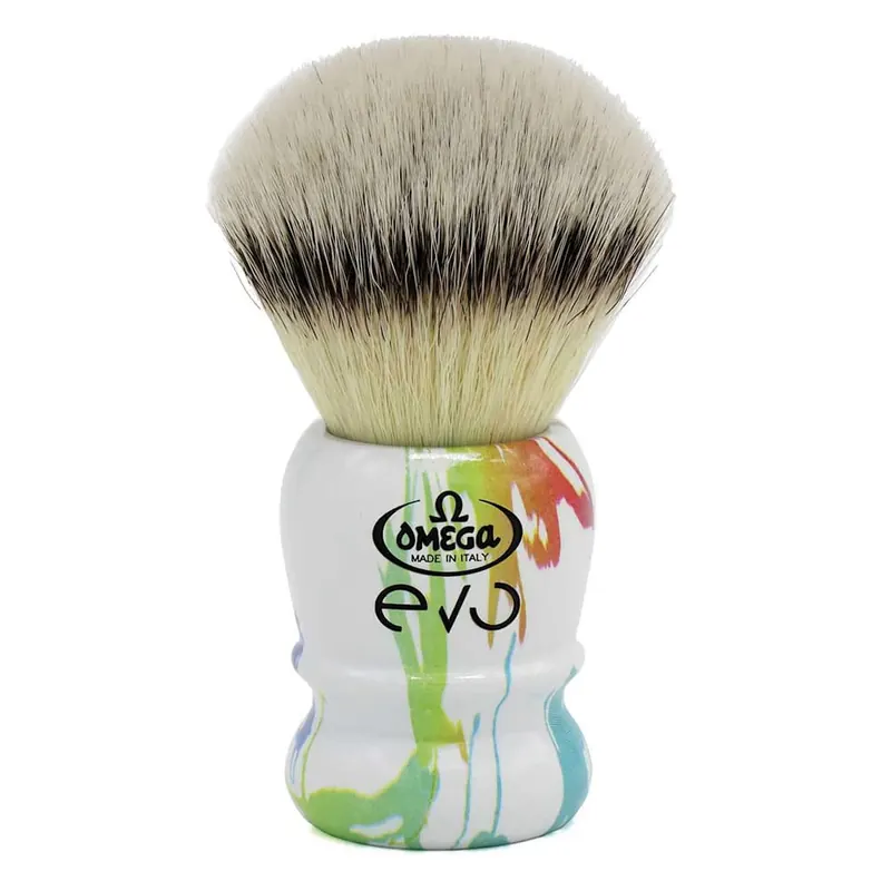 Omega pennello da barba Evo 2.0 sintetico Pollock