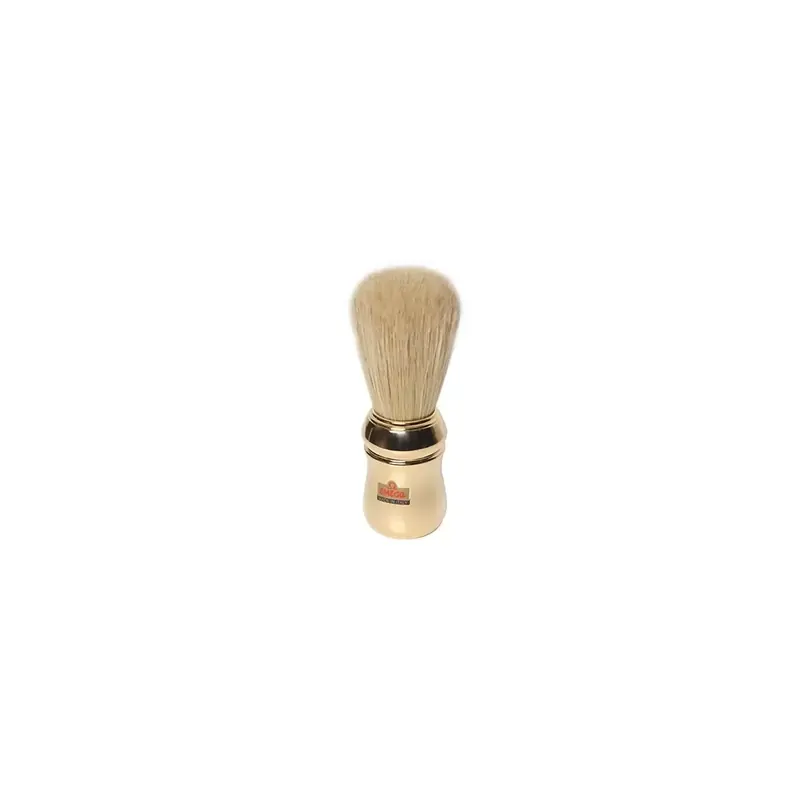 Omega Professional Pure Bristle Shaving Brush Golden Handle