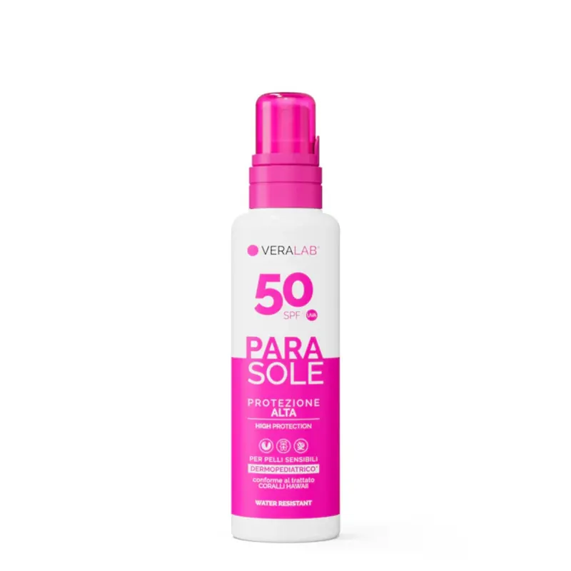 PARASOLE 50 Latte solare spray - SPF50 VERALAB | Pinalli