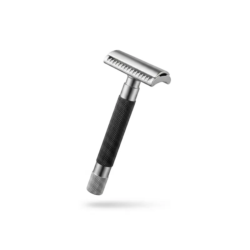 Parker 55SL-GR Black Satin Semi Slant Safety Razor