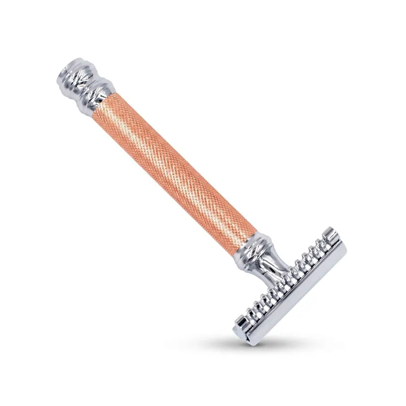Parker 63C Rose Gold Open Comb Classic Safety Razor