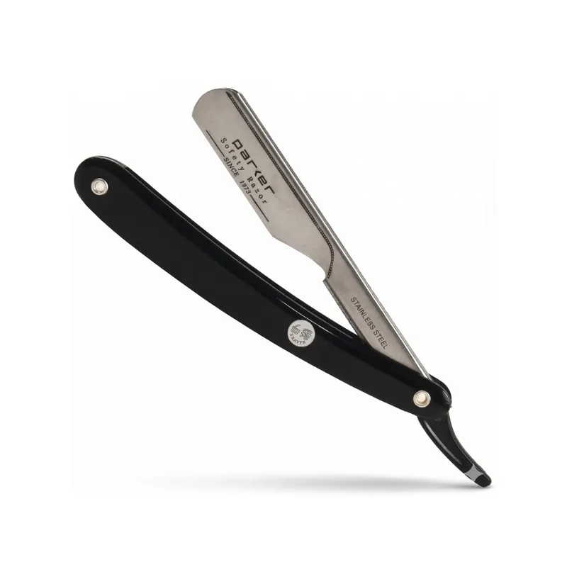 Parker PTB Black Stainless Steel Barber Razor