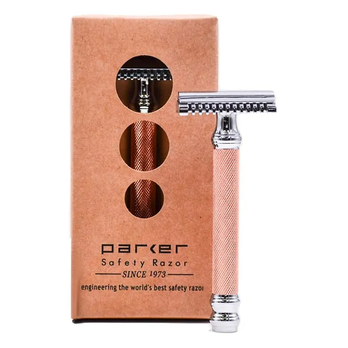 Parker rasoio di sicurezza 63C Gold rose open comb