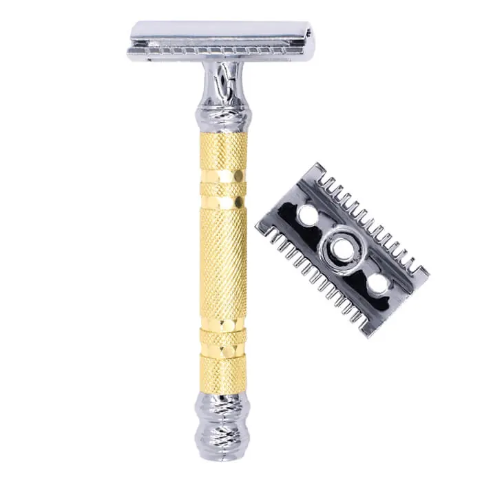 Parker rasoio di sicurezza 69CR convertibile closed e open comb