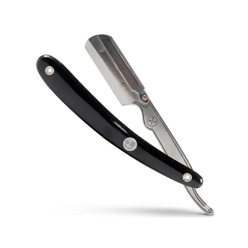Parker SRB Black Stainless Steel Barber Razor