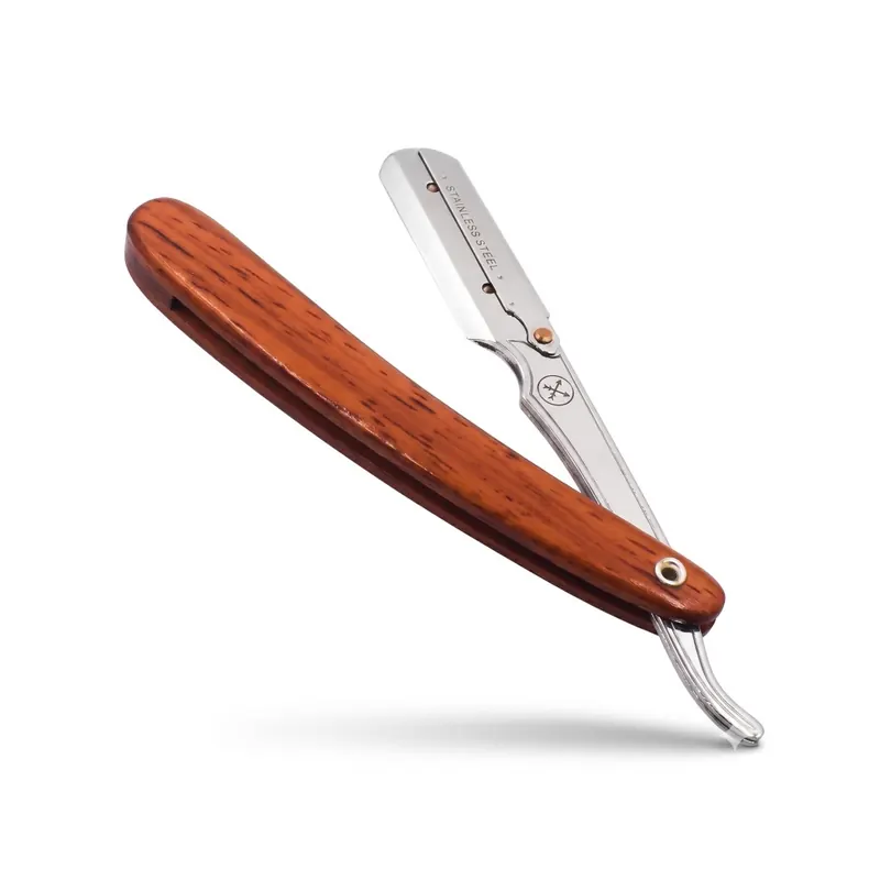 Parker SRRW Wood Stainless Steel Barber Razor