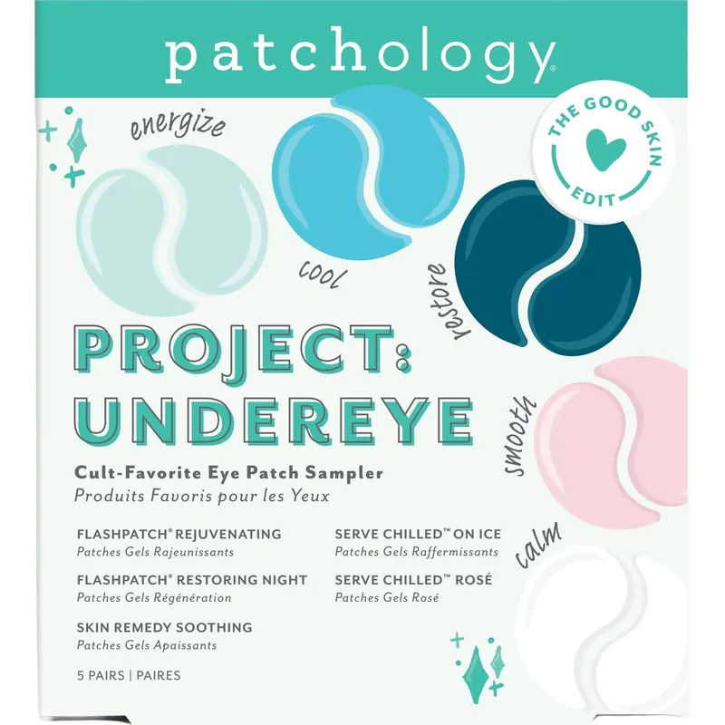 Patchology Project: Undereye Cult-Favorite Eye Patch Sampler, 5 paia