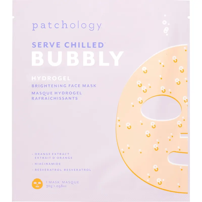 Patchology Serve Chilled Bubbly Brightening Hydrogel Face Mask