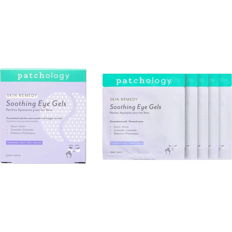 Patchology Skin Remedy Soothing Eye Gels, 5 paia