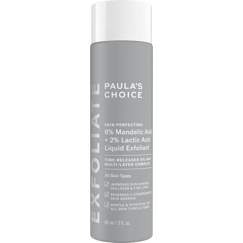 Paula's Choice Skin Perfecting 6% Mandelic Acid + 2% Lactic Acid Liquid Peeling, 88 ml
