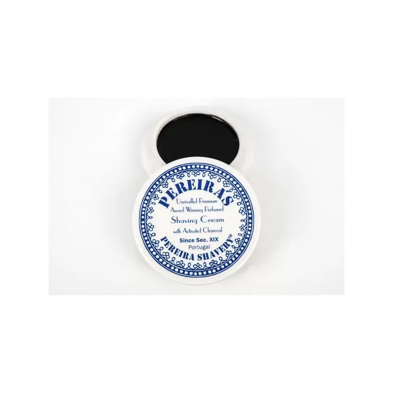 Pereira Shavery Activated Charcoal Shaving Soap 130g