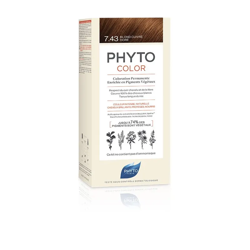 PHYTO PHYTOCOLOR Biondo Ramato Dorato 7.43