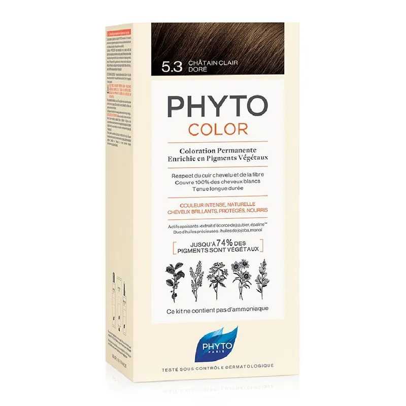 PHYTO PHYTOCOLOR Colorazione Permanente 5.3 Castano Chiaro Dorato