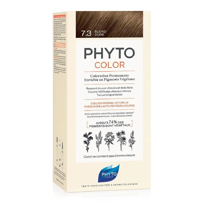 PHYTO PHYTOCOLOR Colorazione Permanente Biondo Dorato 7.3