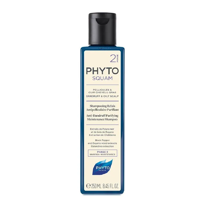 PHYTO Phytosquam Shampoo Antiforfora Purificante Per Cuoio Capelluto Grasso