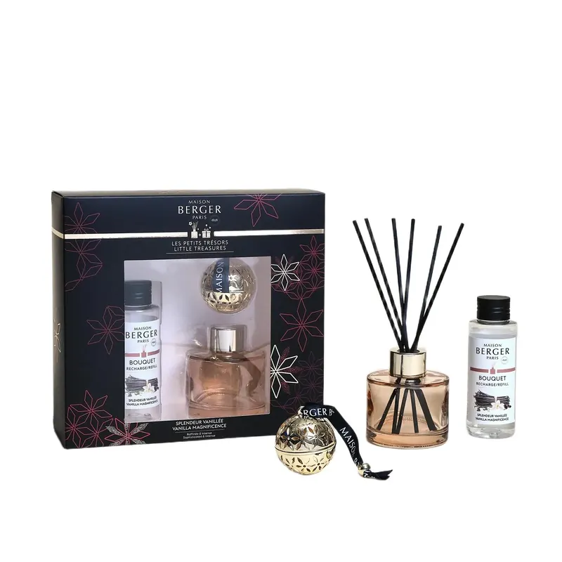 POMELIS - Box Piccoli Tesori Mini Bouquet + Ceramica Splendeur Vanillée MAISON BERGER PARIS | Pinalli