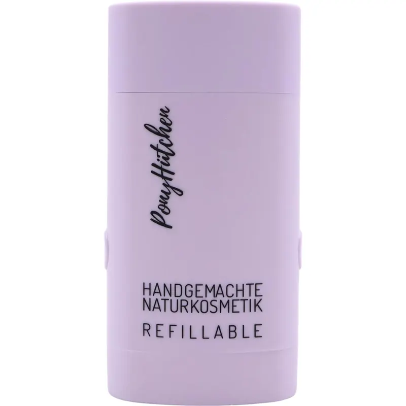 PonyHütchen Custodia per Deodorante Stick Ricaricabile, Purple Bloom