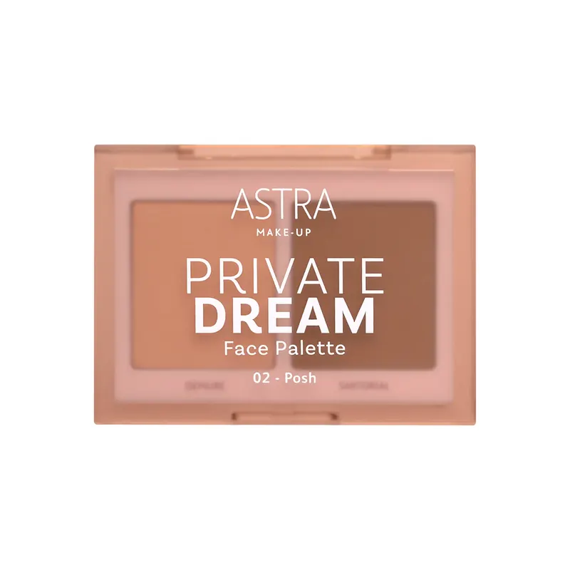 PRIVATE DREAM face palette 02 POSH ASTRA MAKEUP | Pinalli
