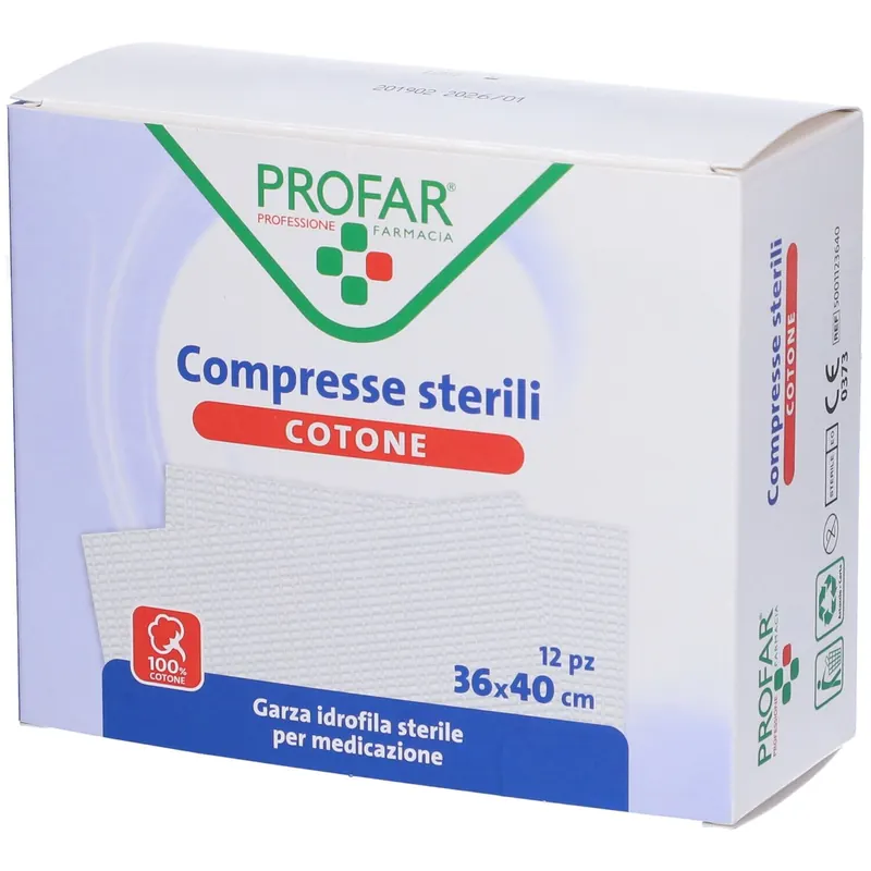 PROFAR® Compresse Sterili in Cotone 36 x 40 cm