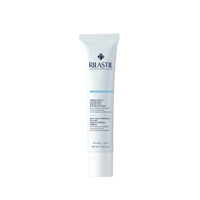 Progression+ Crema Ricca Antirughe Riempitiva e Rimpolpante RILASTIL | Pinalli