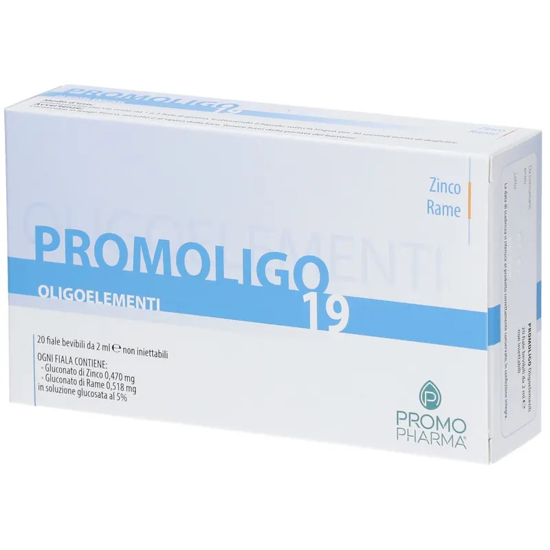 PromoPharma® PROMOLIGO 19 Zinco/Rame Oligoelementi