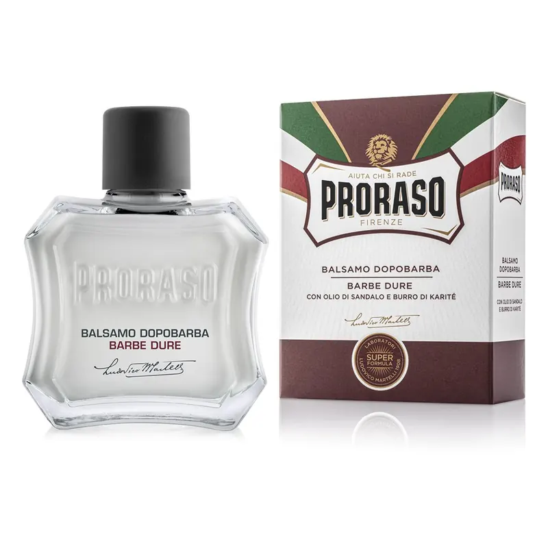 Proraso balsamo dopobarba per barbe dure senza alcool 100ml