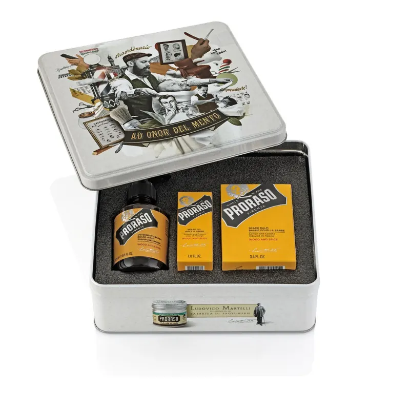 Proraso Beard Care Tin (Wood & Spice)