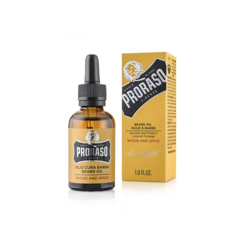Proraso Beard Oil Wood and Spice 30ml