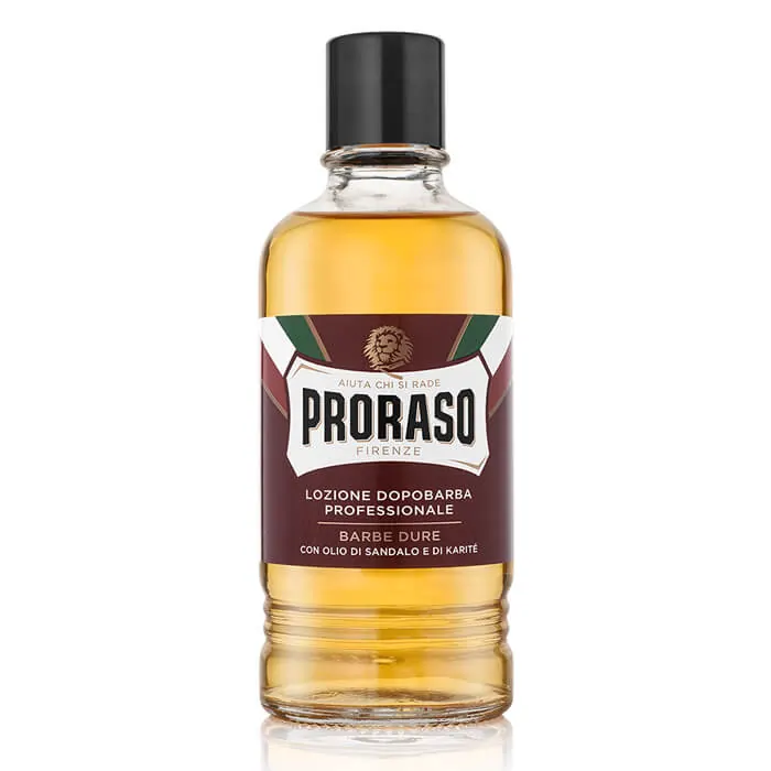 Proraso dopobarba rosso emolliente e nutriente 400ml
