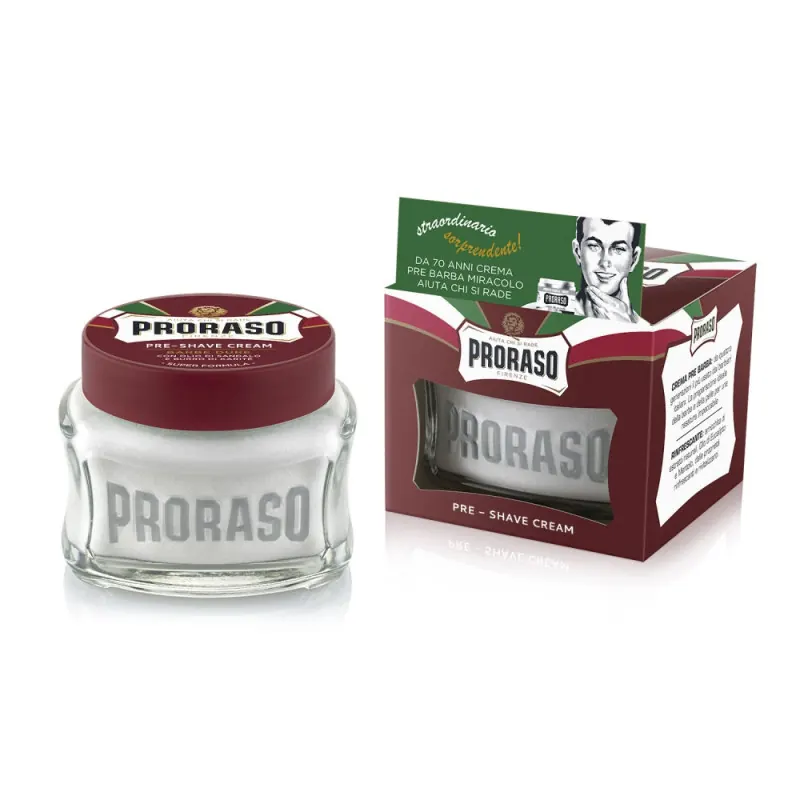 Proraso Pre-Shave Cream Moisturising & Nourishing 100ml