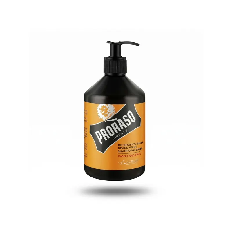Proraso Wood and Spice Beard Shampoo 500 ml.