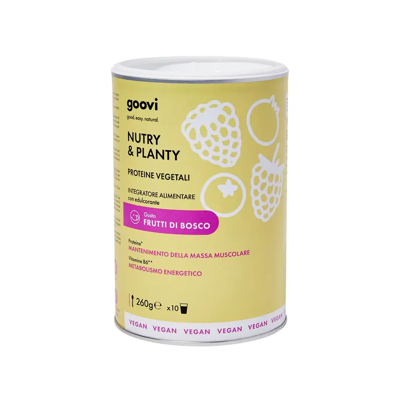 Proteine vegetali - frutti di bosco NUTRY & PLANTY GOOVI | Pinalli