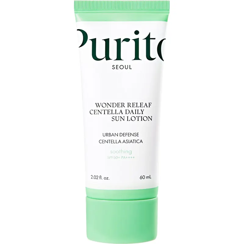 PURITO Wonder Releaf Centella Daily Sun Lotion SPF 50+ PA++++, 60 ml