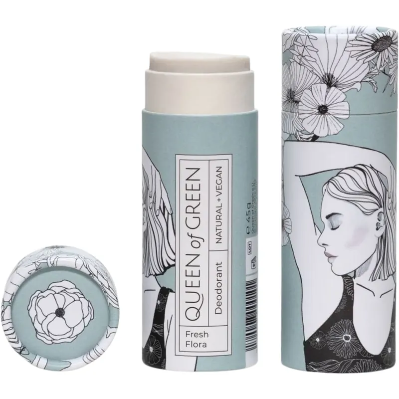 Queen of Green Fresh Flora Deodorant, 45 g