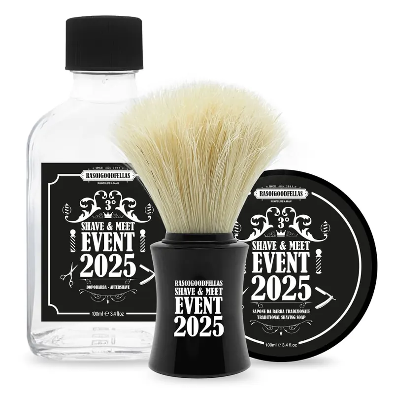 Rasoigoodfellas set da rasatura Shave e Meet event 2025